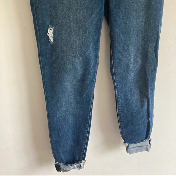 SPANX Distressed Skinny Jeans Sz M - Picture 3 of 5